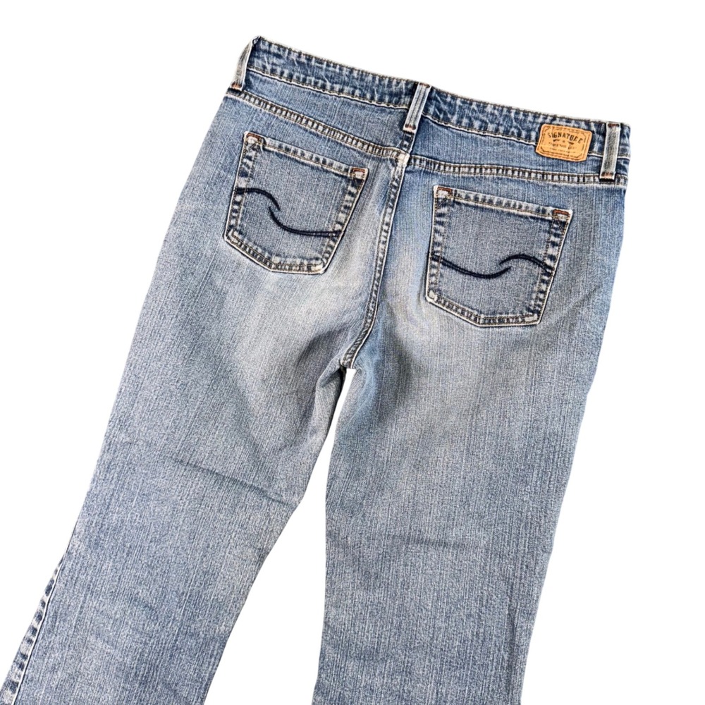 Levi Strauss Signature Womens 12S Mid Rise Bootcut Jeans Denim Classic Stretch